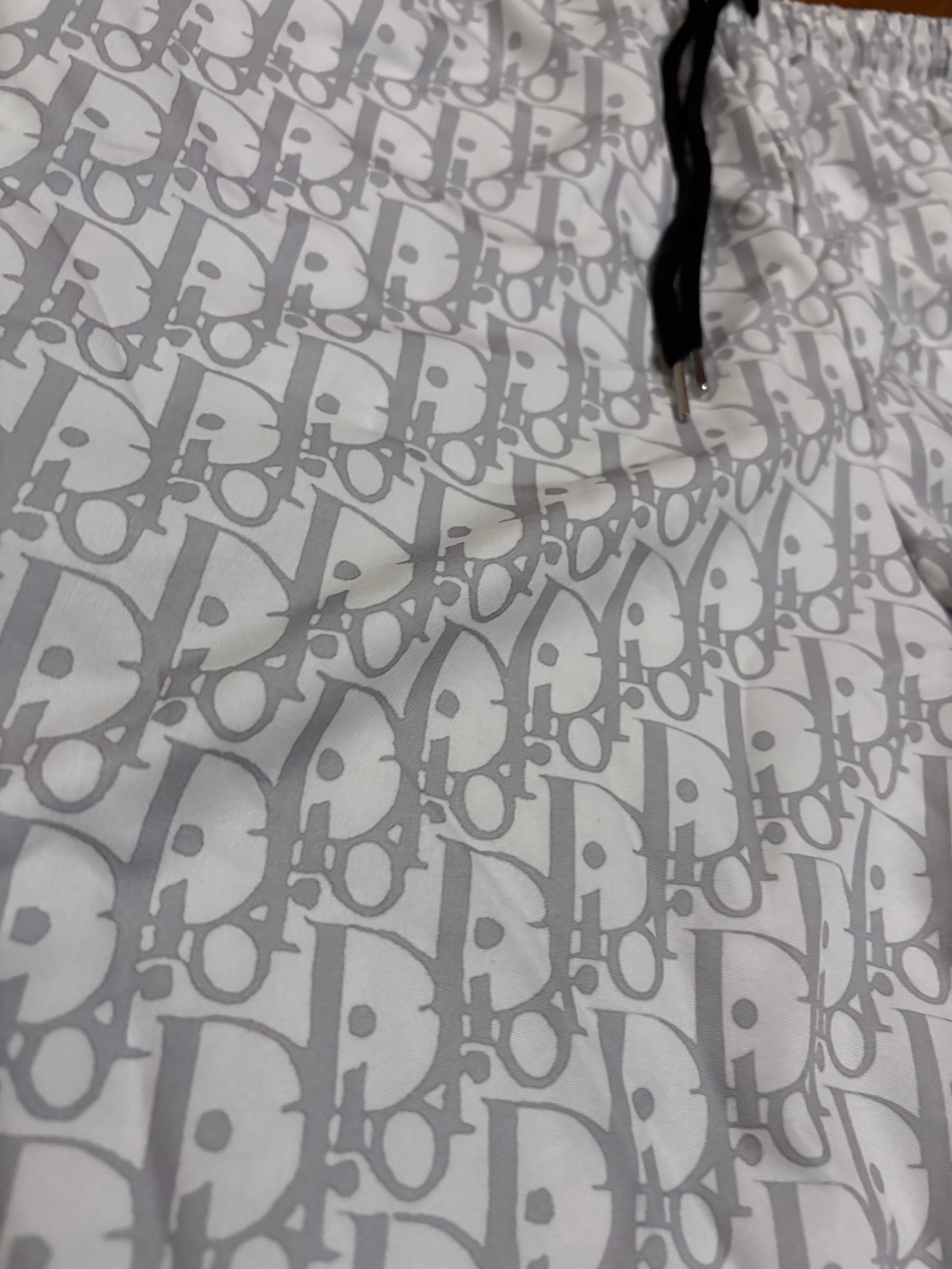 Dior White Swim Shorts – Designer Swimwear
